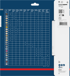 Compatibiliteitstabel voor Bosch EXPERT houtcirkelzaagbladen.