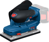 Bosch GSS18V-18 excenterschuurmachine met ergonomische handgreep.