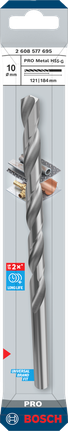 Bosch PRO Metal HSS-G 10 mm spiraalboor voor metaal.