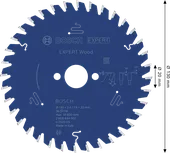 Bosch EXPERT Houtcirkelzaagblad 130 mm T36.