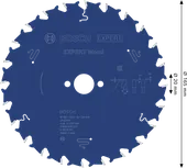 Bosch EXPERT Houtcirkelzaagblad 165 mm T24.