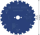 Bosch EXPERT Houtcirkelzaagblad 180 mm T24.