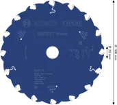 Bosch EXPERT houtcirkelzaagblad 168 mm T16.