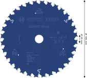 Bosch EXPERT houtcirkelzaagblad 185 mm 32T.