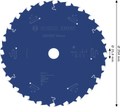 Bosch EXPERT houtcirkelzaagblad 254 mm T24.