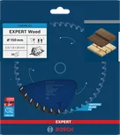 Bosch EXPERT houtcirkelzaagblad 150 mm voor het zagen van hout.