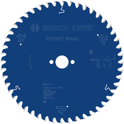 Bosch EXPERT Houtcirkelzaagblad 190 mm T48.