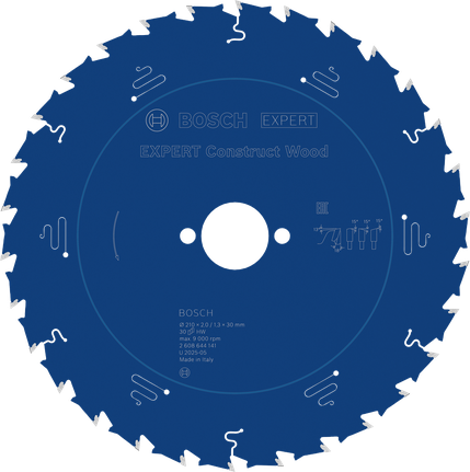 Bosch EXPERT Construct Wood cirkelzaagblad voor het zagen van hout.