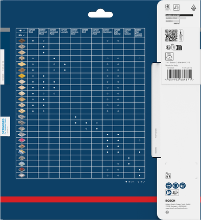 Bosch EXPERT Houtcirkelzaagblad voor accu, 210 mm.