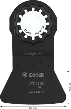 Bosch Multi Material snijblad ATZ 52 SC, Starlock.