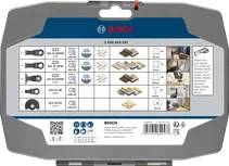 Bosch Wood Set 7-delige multifunctionele messenset voor houtbewerking.