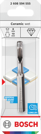Bosch keramische natboor 8 mm voor tegels.