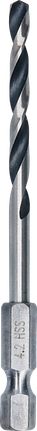 Bosch metaal HSS-spiraalboor 4,2 mm zeskantschacht.