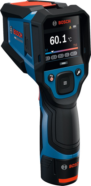 Bosch GIS12V-800-16 thermodetector met digitaal display.