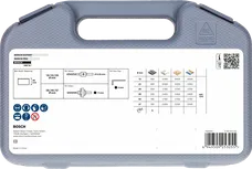 Bosch Multi Material Schroefdraadzaagset in koffer met maten 19–57 mm.