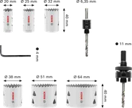 Bosch Multi Material Schroefdraadzaagset, 20-64 mm.