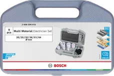 Bosch Multi Material Schroefdraadzaagset in draagtas.
