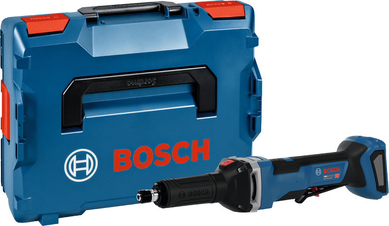 Bosch GGS 18V-28 LPS accuslijpmachine met koffer.