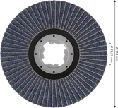Bosch PRO X571 lamellenschijf, hoek 115 mm, G60 X-Lock.
