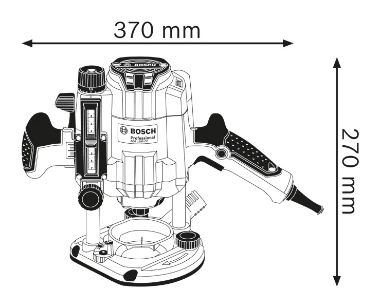 Diagram over ruterdimensjoner.