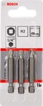 Bosch R2 49 mm 1/4 tommers firkantede skrutrekkerbitssett.
