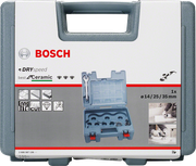 Bosch 3-delers DrySpeed ​​diamantskjærersett for keramikk.