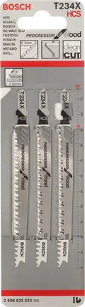 Bosch T234X stikksagblad 3-pakning.
