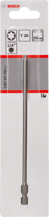 Bosch T20 152 mm ekstra langt skrutrekkerbits.