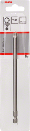 Bosch T30 152 mm ekstra langt skrutrekkerbits.