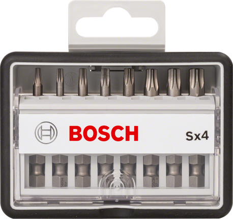 Bosch 8-delers Sx4 skrutrekkerbitsett.