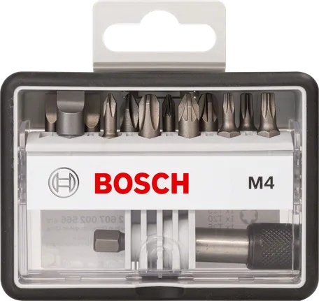 Bosch 12+1-delers Robust Line skrutrekkerbitsett.