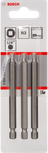 Bosch R3 89 mm 1/4 tommers skrutrekkerbits med firkantfeste.