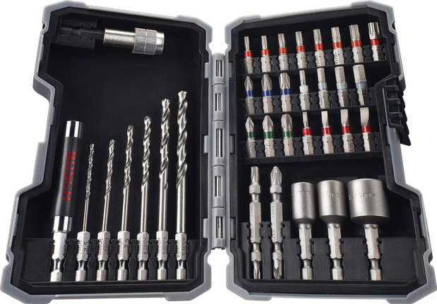 Bosch 35-delers HSS-G bor- og skrutrekkerbitssett.
