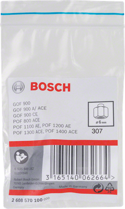 Bosch 6 mm spennhylse.