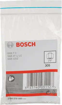 Bosch 3/8″ spennhylse med låsemutter.