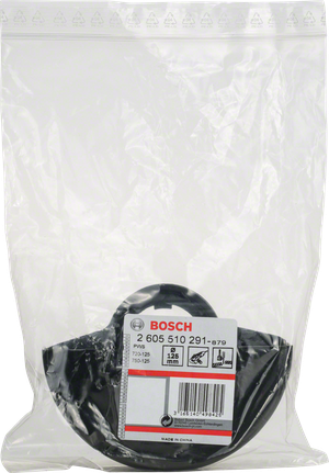 Bosch beskyttelsesskjerm med deksel 125 mm.