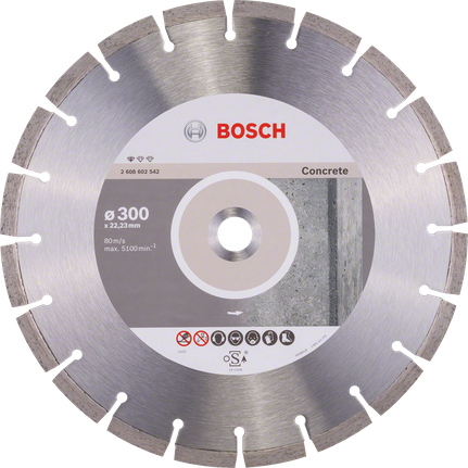 Bosch Standard for betong diamantkappeskive 300 mm.