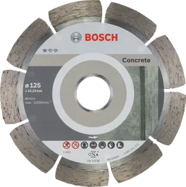 Bosch Standard for betong diamantkappeskive 125 mm.
