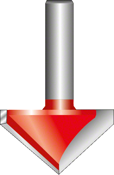 Bosch V-rillfres for presise vinklede kutt.