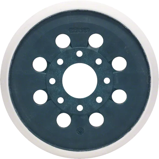 Bosch profesjonell slipeplate med flerhullsdesign.