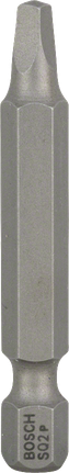 Bosch skrutrekkerbits ekstra hard R2 49 mm sekskantskaft.