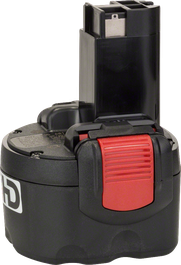 Bosch 9,6V NiMH pod-batteripakke for SD-verktøy.