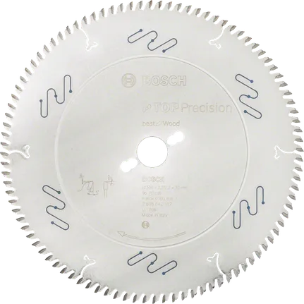 Bosch Top Precision Best for Wood sirkelsagblad med 96 tenner.