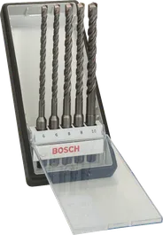 Bosch 5-delers SDS plus-5 Robust Line hammerborsett.