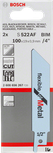Bosch S 522 AF BIM bajonettsagblad for metall.