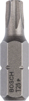 Bosch T25 ekstra hard skrutrekkerbits, 25 mm lengde.