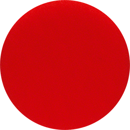 Bosch poleringssvamp 130 mm diameter, rød.