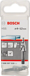 Bosch HSS trinnbor 4-12 mm for metall.