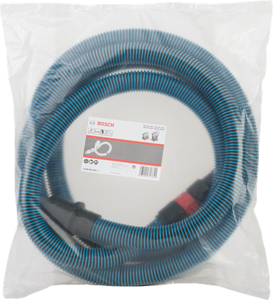 Bosch antistatisk slange med bajonettlås og adapter.