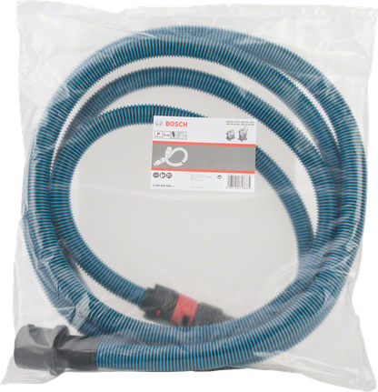 Bosch antistatisk slange med bajonettlås og adapter.